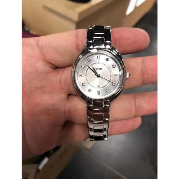 Fossil ES5069 Three-Hand Date Stainless Steel Women's Watch - Picture 1 of 6